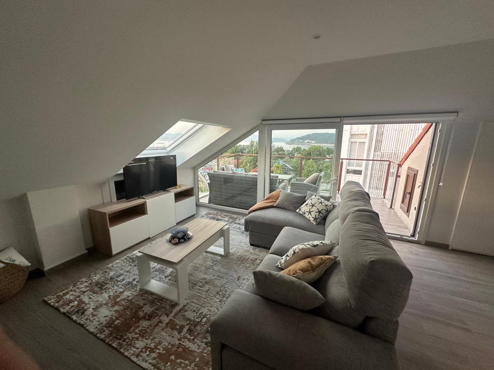 Apartament Atico Mirando O Mar Porto do Son Zewnętrze zdjęcie
