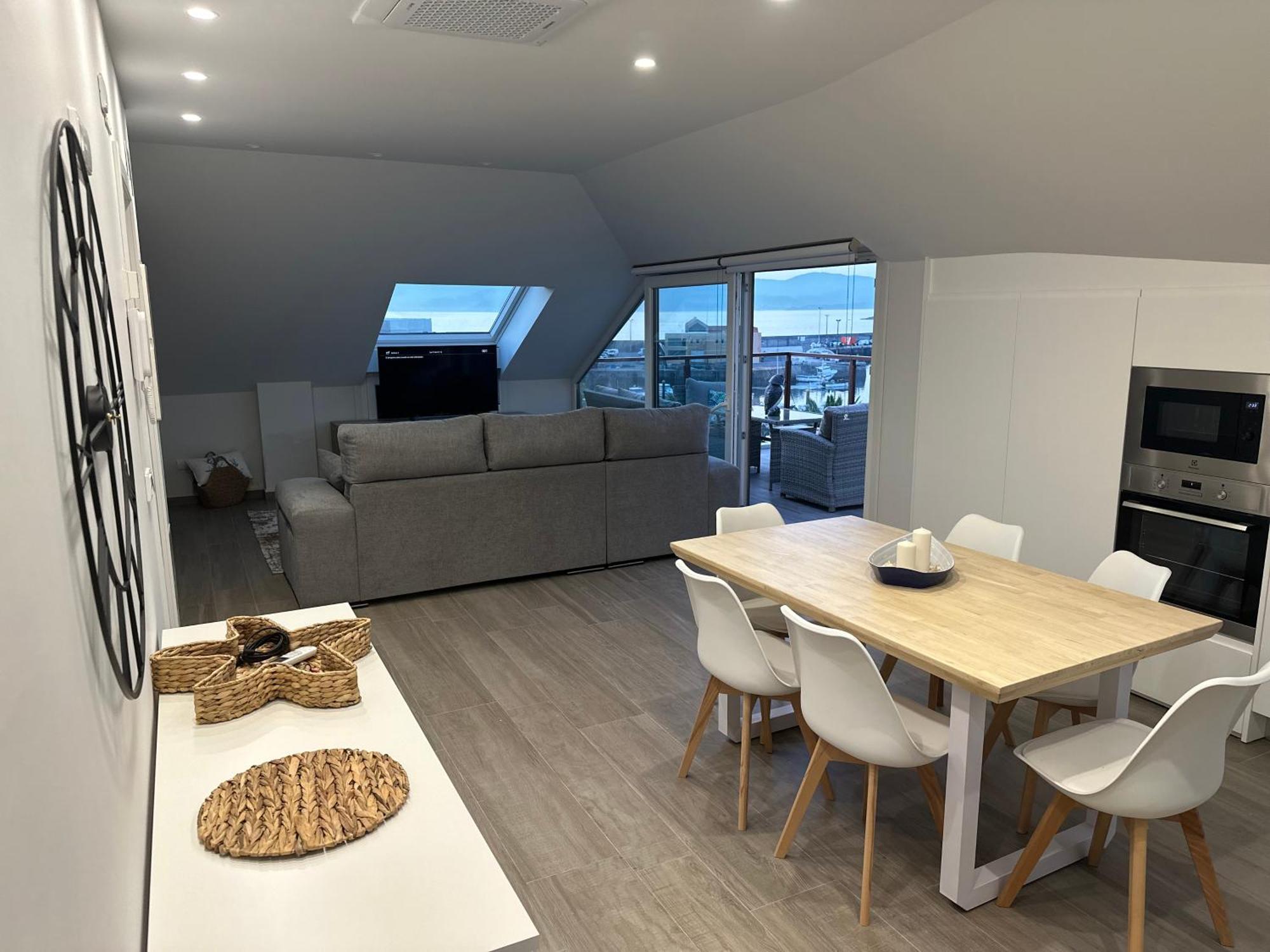 Apartament Atico Mirando O Mar Porto do Son Zewnętrze zdjęcie